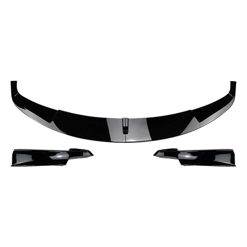 Auto Frontlippe Frontspoiler,für BMW F30 F31 F35 M-Tech 320i 328i 330i 335i 340i 316d 318d M-Sport 2012-2019,Frontlippe Spoiler Protector Splitter Kit,A-Gloss Black von PAREKS