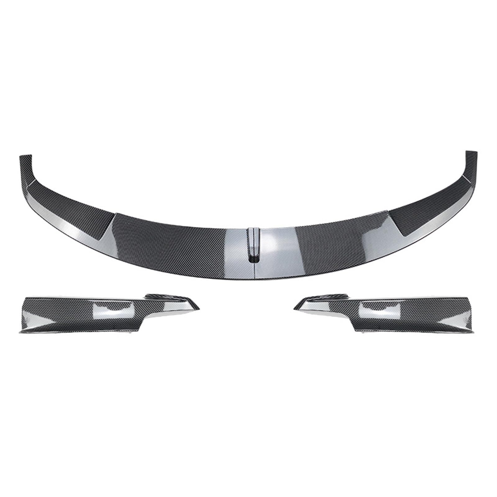 Auto Frontlippe Frontspoiler,für BMW F30 F31 F35 M-Tech 320i 328i 330i 335i 340i 316d 318d M-Sport 2012-2019,Frontlippe Spoiler Protector Splitter Kit,B-Carbon Look von PAREKS