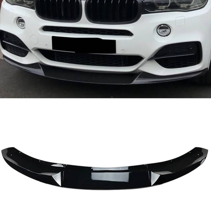 Auto Frontlippe Frontspoiler,für BMW X5 F15 M Sport 2014-2018,Frontlippe Spoiler Protector Splitter Kit von PAREKS