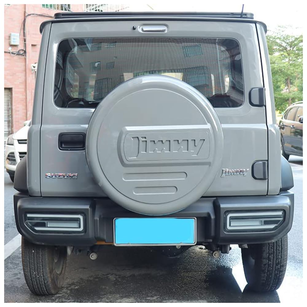 Car Spare Wheel Cover für Suzuki Jimny JB64 Sierra JB74W 2019 2020, Waterproof, Dustproof, Elastic Wheel Protection Cover, Leather Spare Wheel Cover, Decorative Outdoor Accessories,B von PAREKS