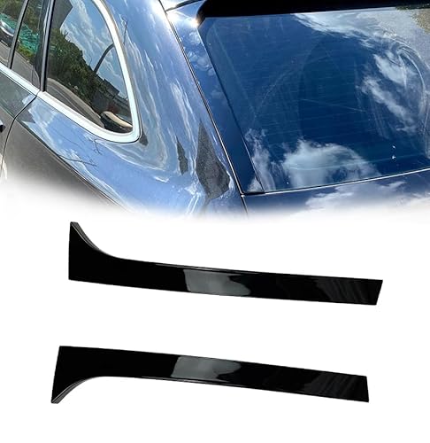 PARIE Auto Heckscheiben Spoiler FlüGel für Skoda Superb Estate B6 2008-2015, Schwarz, Acrylnitril-Butadien-Styrol (ABS), Lackiertes Kunststoff, Einschraubbar von PARIE