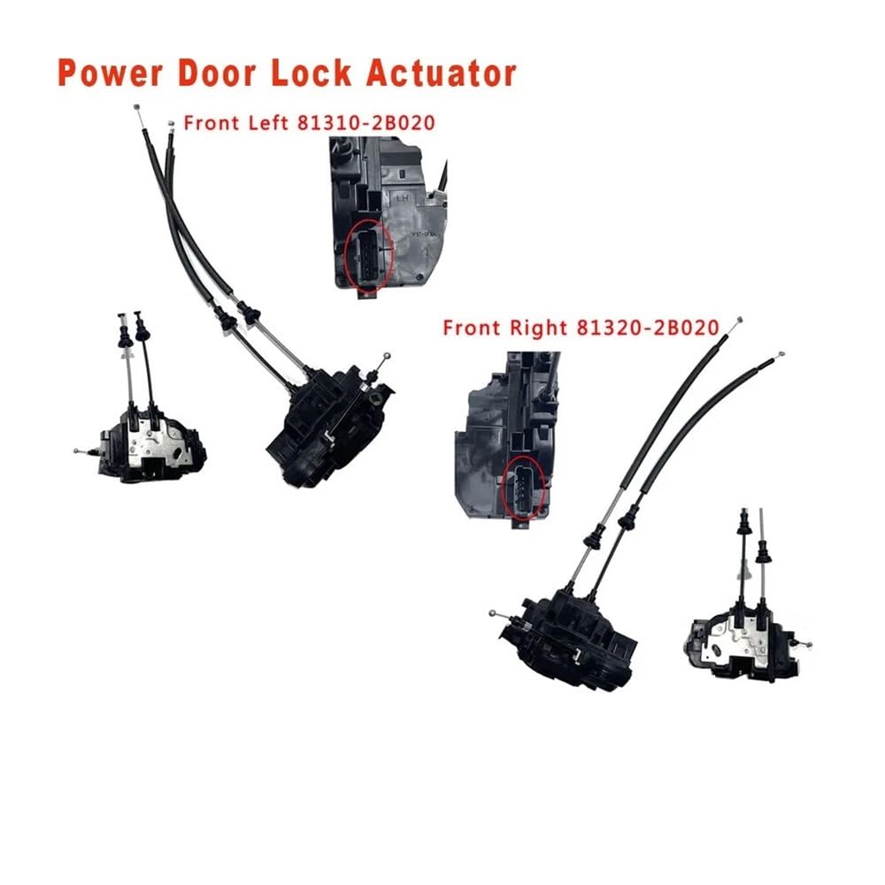 Aktuator Türverriegelung Für Für Santa Für Fe 2006-2009 Vorne Hinten Links Rechts Für Power Türschloss Antrieb Kofferraum Verriegelung von PARREN