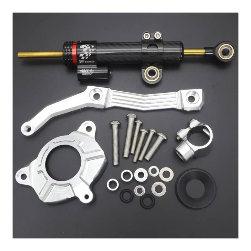 PARREN Lenkungsdämpfer Stabilisator Motorrad Aluminium Lenkungsstabilisator Dämpfer Halterung Kit Für Kaw&asaki Z1000 Z 1000 2010 2011 2012 2013 von PARREN