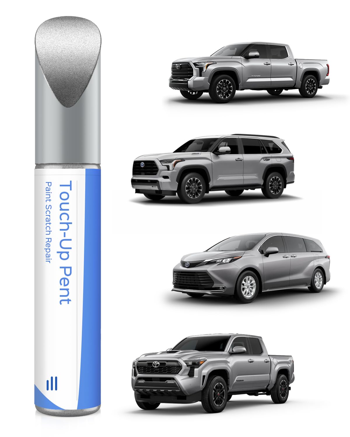 1D6 Silver Sky Metallic Lackstift für Toyota – Exakte Übereinstimmung für Chips und Kratzer von PARTS4EV