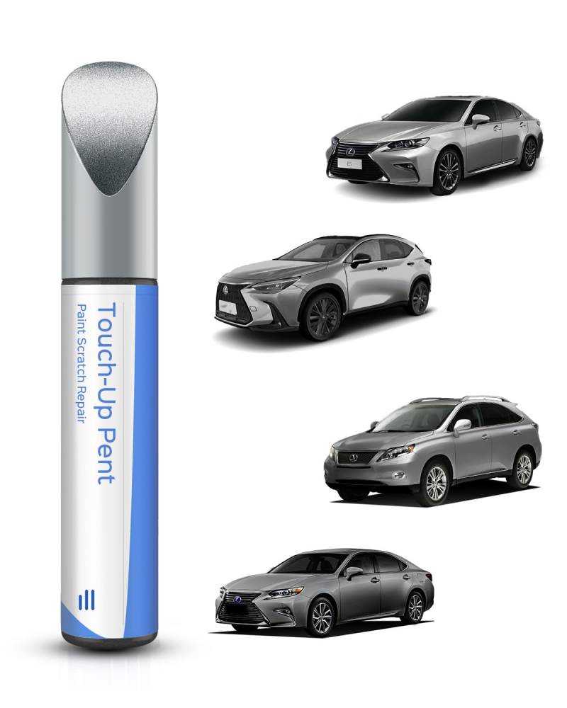 1J7 Atomic Silver Metallic Lackstift für Lexus – Exakte Übereinstimmung für Chips und Kratzer von PARTS4EV