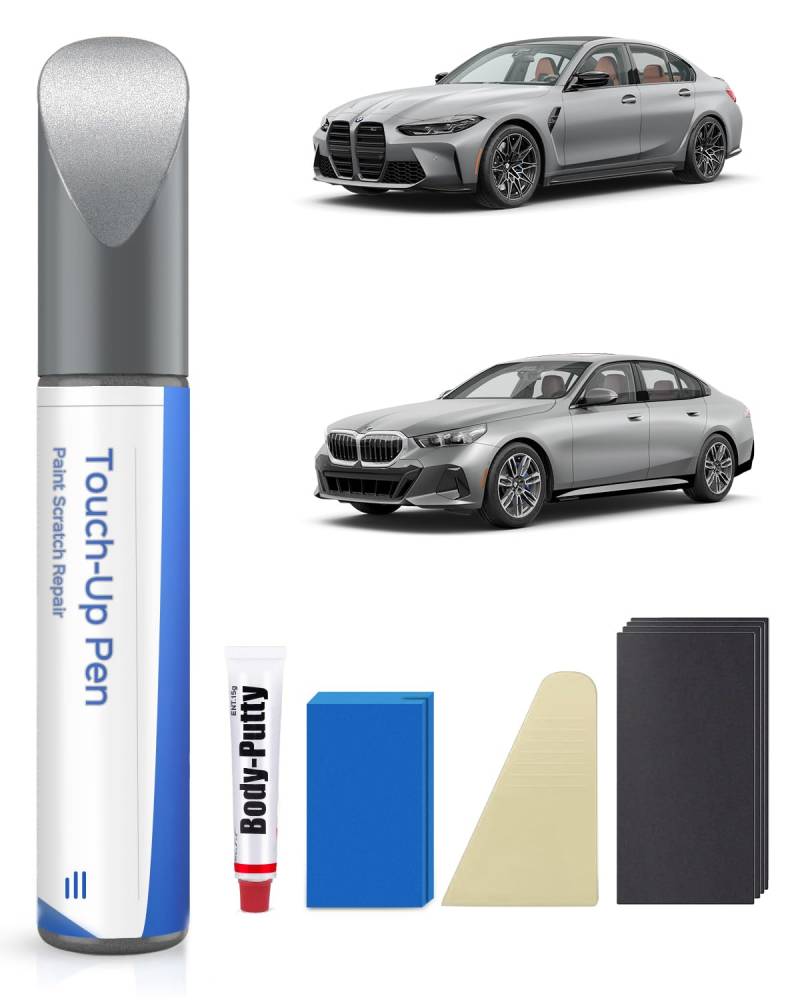 354 TitanSilber Metallic Lackstift Kit für BMW 3/5 Series – Exakte Übereinstimmung für Chips und Kratzer von PARTS4EV