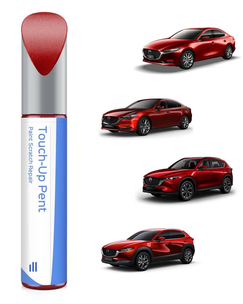 41V Soul Red Metallic Tricoat Lackstift für Mazda – Exakte Übereinstimmung für Chips und Kratzer von PARTS4EV