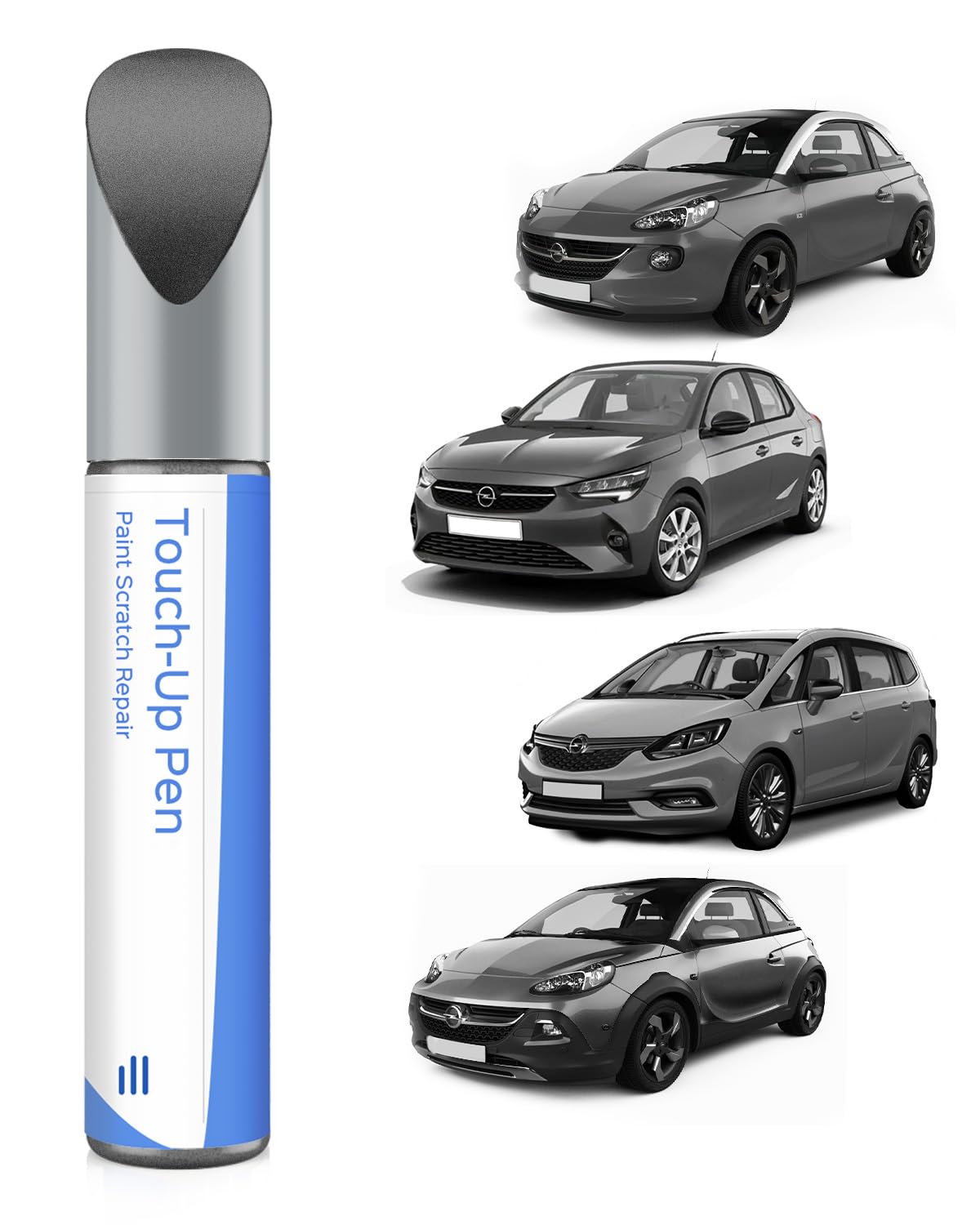 GF6 / 10B/ 90T Satin Steel Grey Metallic/Licht Grau Metallic Ausbesserungsfarbe für Opel Exakte Übereinstimmung – Ausbesserung von Kratzern und Abplatzungen von PARTS4EV