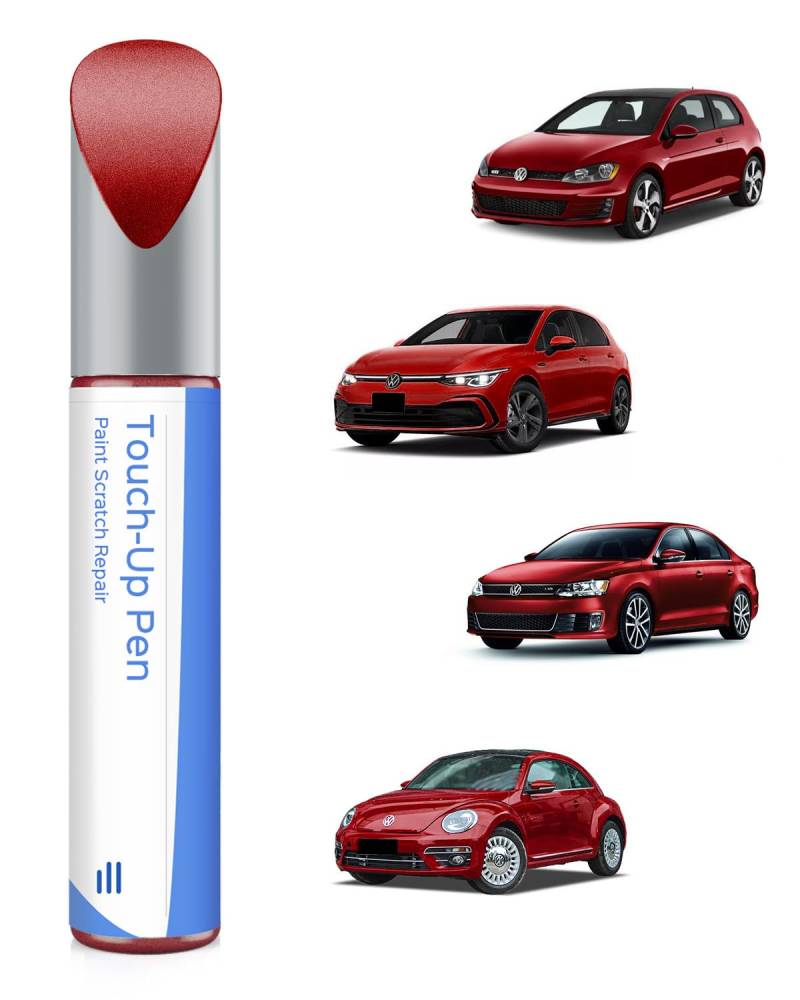 LY3D/G2 Tornado Red Lackstift Kompatibel mit VW/Volkswagen Exakte Übereinstimmung für Chips und Kratzer von PARTS4EV