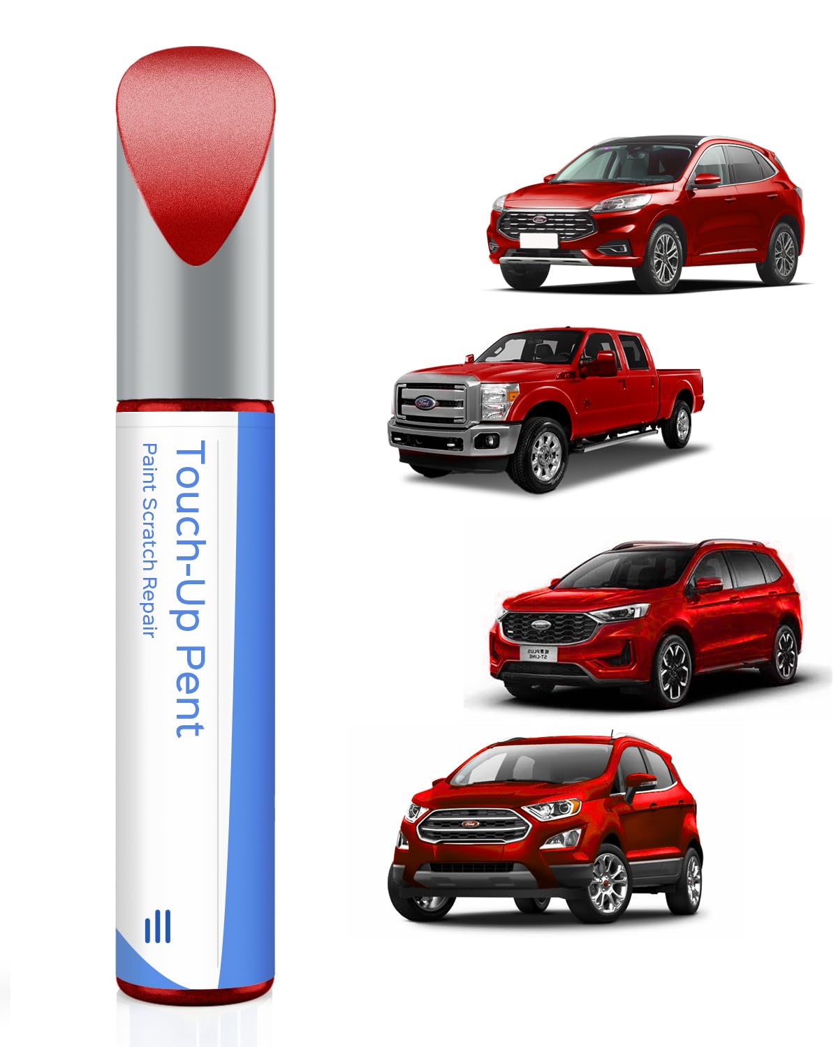 PQ Race Red Lackstift Kompatibel mit Ford Exakte Übereinstimmung für Chips und Kratzer von PARTS4EV