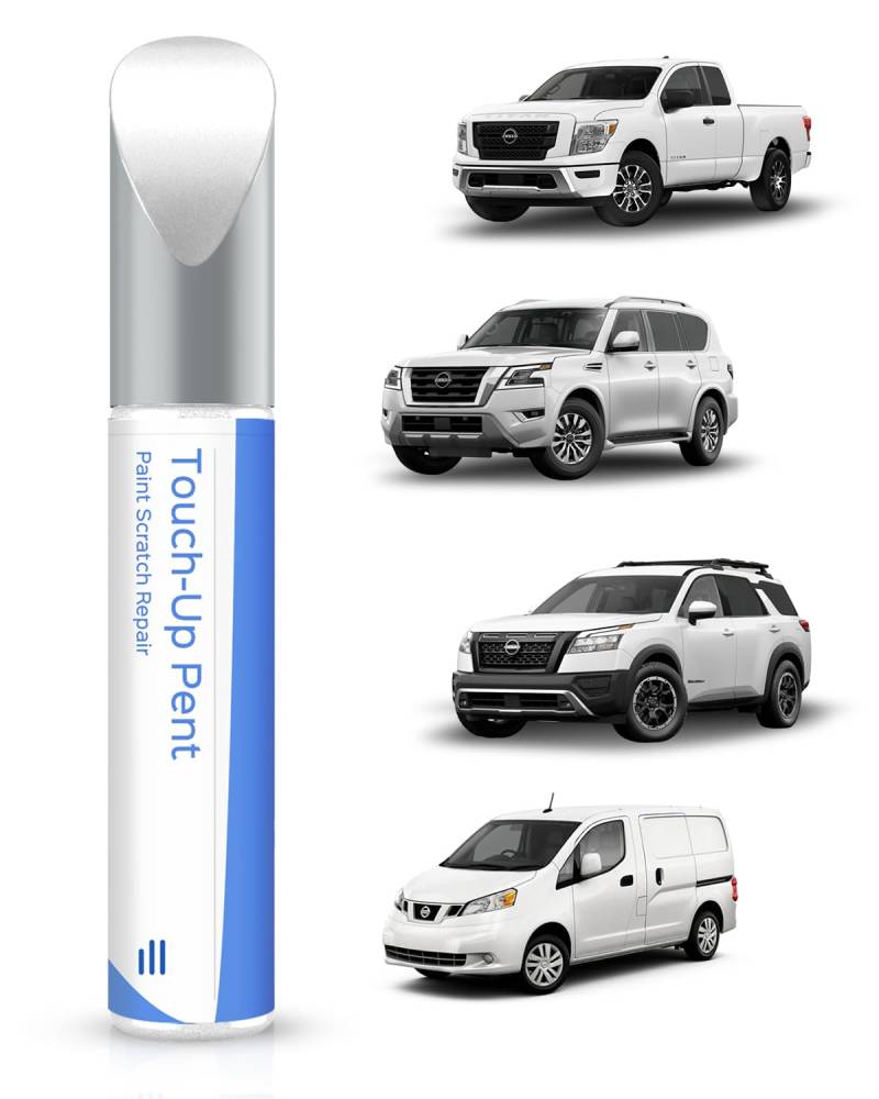 PARTS4EV Q10 White Lackstift für Nissan – Exakte Übereinstimmung für Chips und Kratzer von PARTS4EV