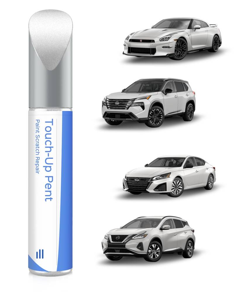 QM1 Cloud White/Fresh Powder Lackstift für Nissan – Exakte Übereinstimmung für Chips und Kratzer von PARTS4EV