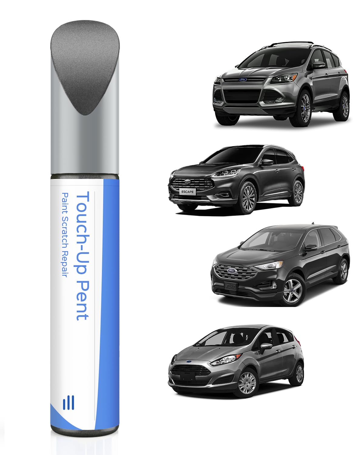 UJ Sterling Gray Metallic Lackstift Kompatibel mit Ford Exakte Übereinstimmung für Chips und Kratzer von PARTS4EV