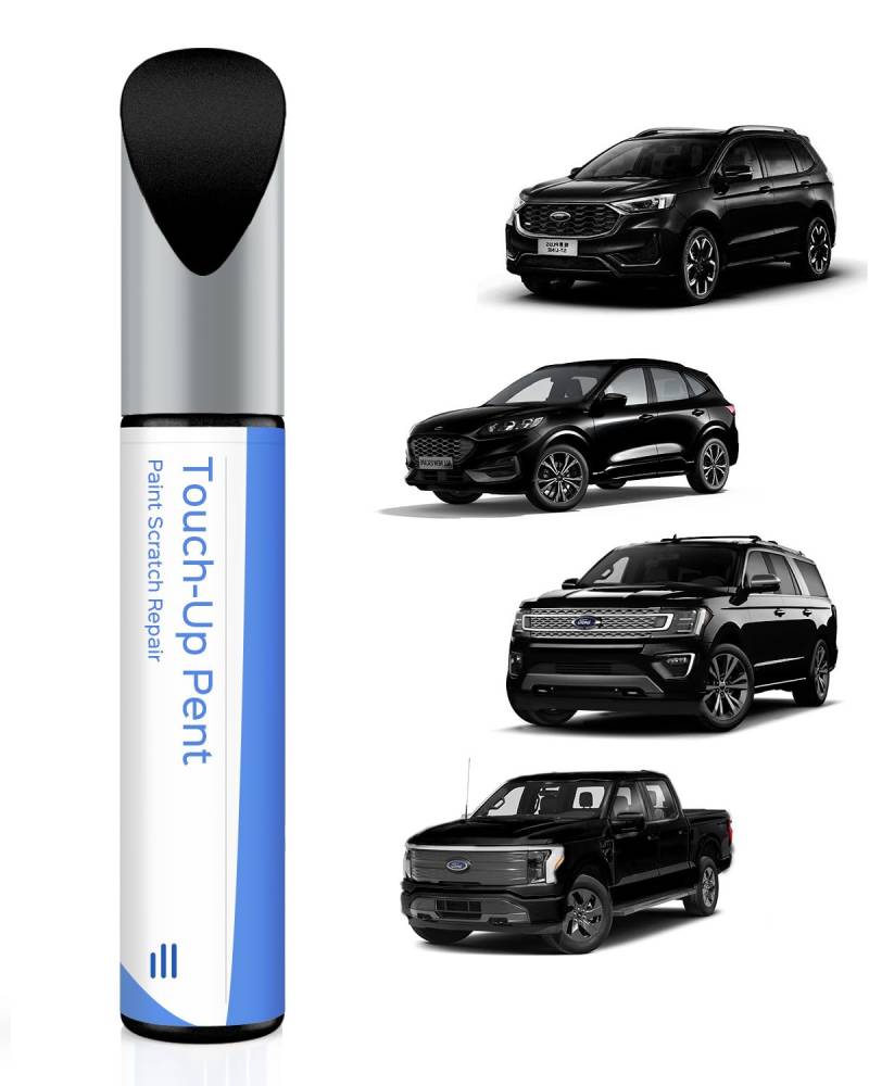 UM Agate Black Metallic Lackstift Kompatibel mit Ford Exakte Übereinstimmung für Chips und Kratzer von PARTS4EV