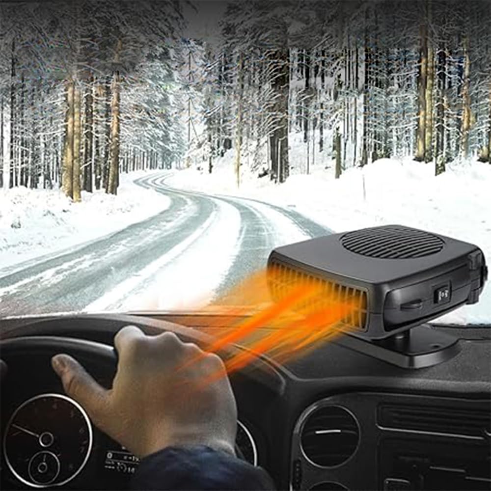 PASLFC Auto Heizung 12v,Car Heater,Kühlung Autoheizung mit 360° Drehbasis,Heizlüfter Auto Mit Handgriff,Autoheizung,Tragbare Heizlüfter Auto,Windschutzscheibe Defroster,Frontscheibenheizung Auto von PASLFC