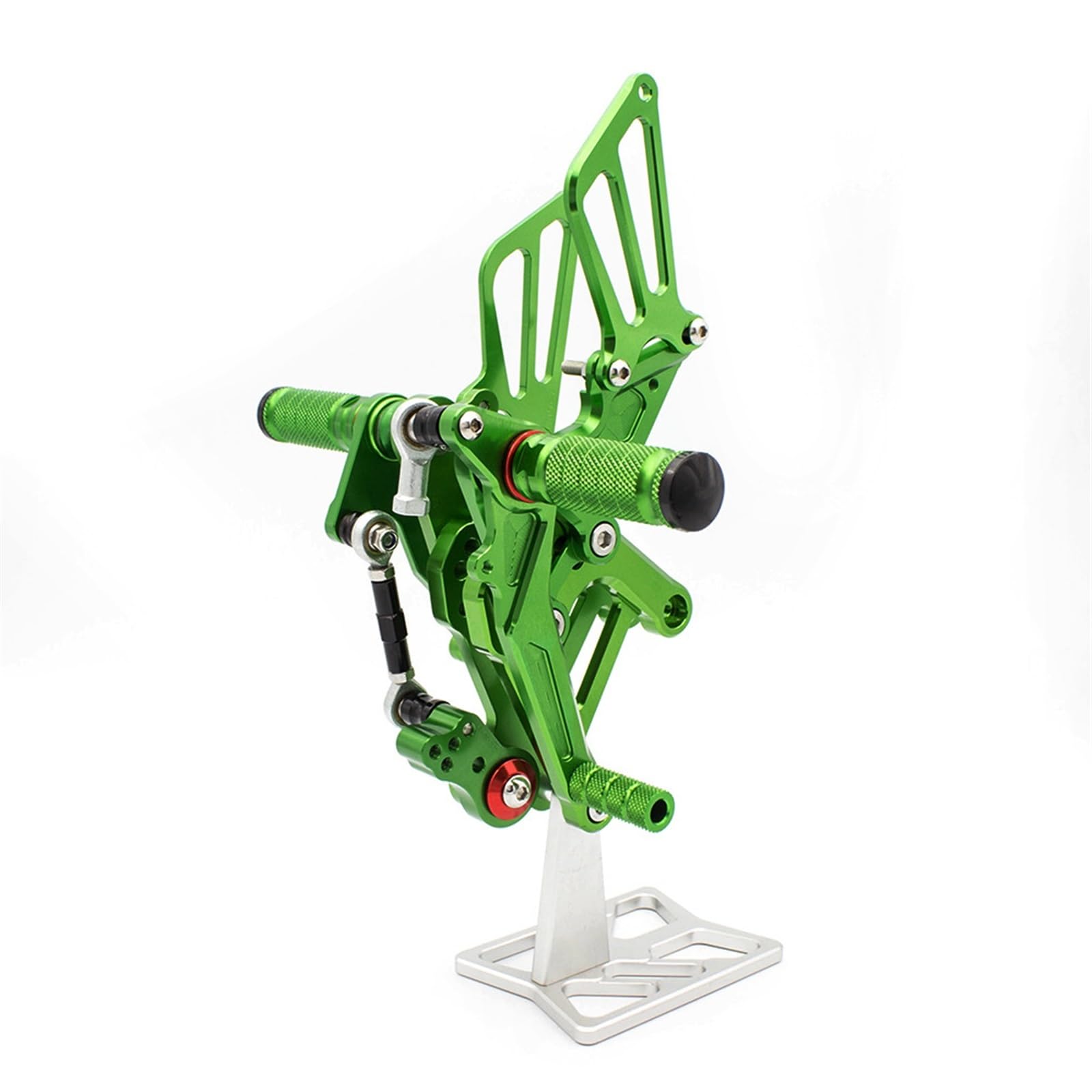 Fußrasten Pedal CNC Aluminiumlegierung Motorrad Für CBR150 CBR125 CBR 150 125 2011-2017 Fußrastenanlage Fußstütze Fußrastenpedal Vordere Fußrasten Motorräder(Green) von PASPRT