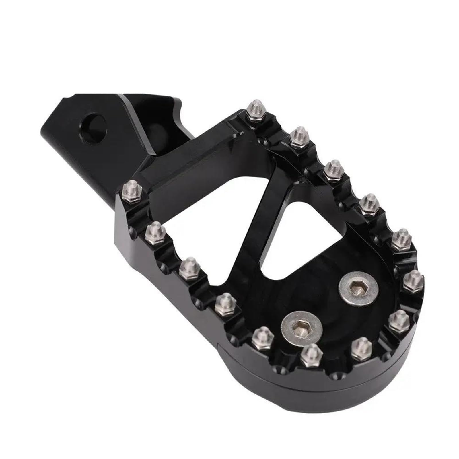 Fußrasten Pedal Für CRF150F CRF230F 2013-2019 Dirt Bike Motorrad Teile POM Fußrasten Fußstützen Fuß Peg Pedal Ruhet Vordere Fußrasten Motorräder(Black) von PASPRT