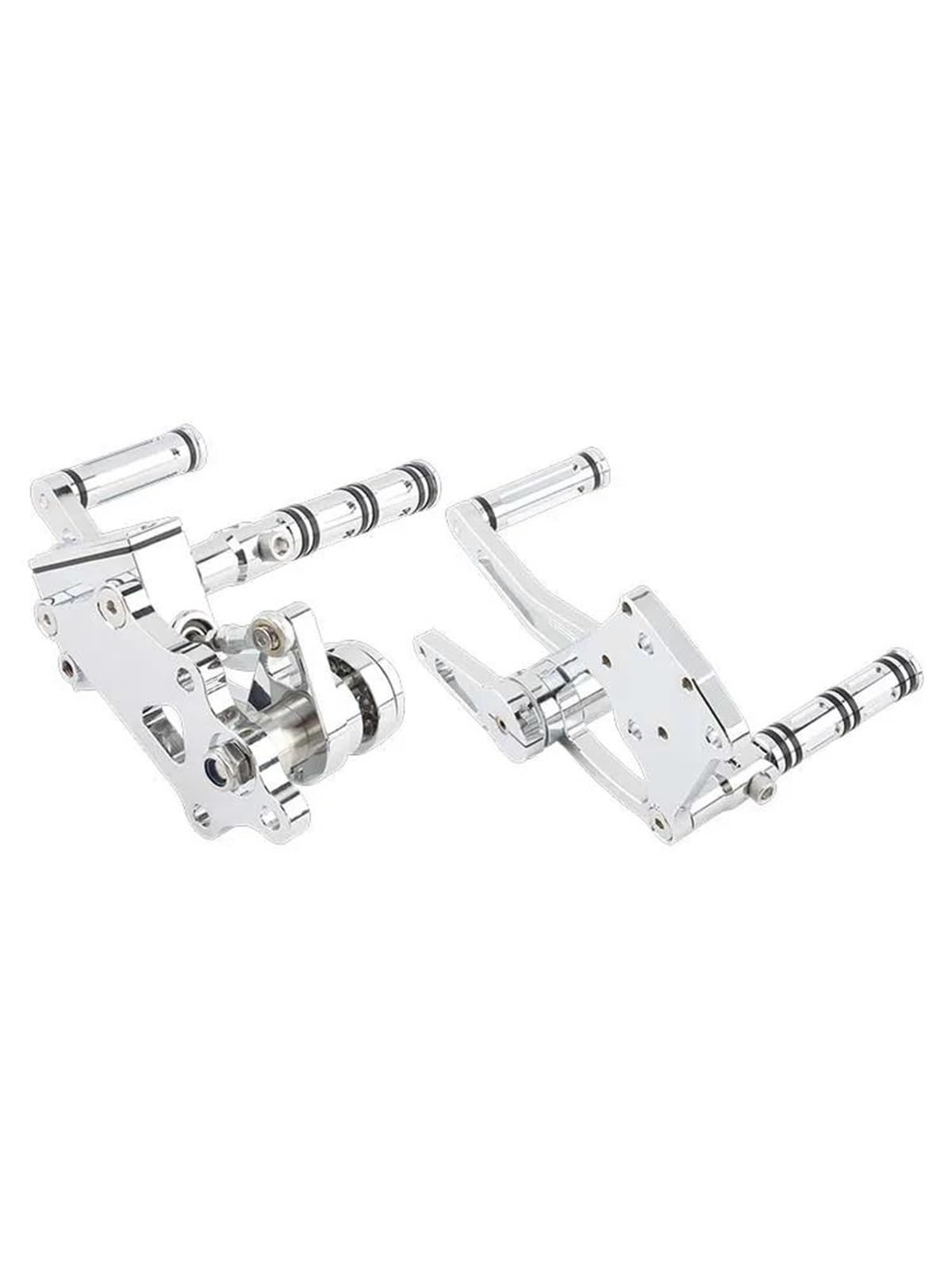 Fußrasten Pedal Für Harley Softail Standard FXST Heritage FLSTC Fatboy FLSTF Breakout FXSB 00-2017 Billet Aluminium Vorwärts Control Fuß Peg Kits Vordere Fußrasten Motorräder(Type D) von PASPRT