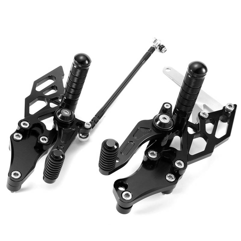 Fußrasten Pedal Für YZF-R15 YZFR15 V3 2017 2018 2019 2020 YZF R15 Motorrad Einstellbare Reiter Fußstütze Fußrastenanlage Hinten Set Fußrasten Fußstütze Vordere Fußrasten Motorräder(A) von PASPRT