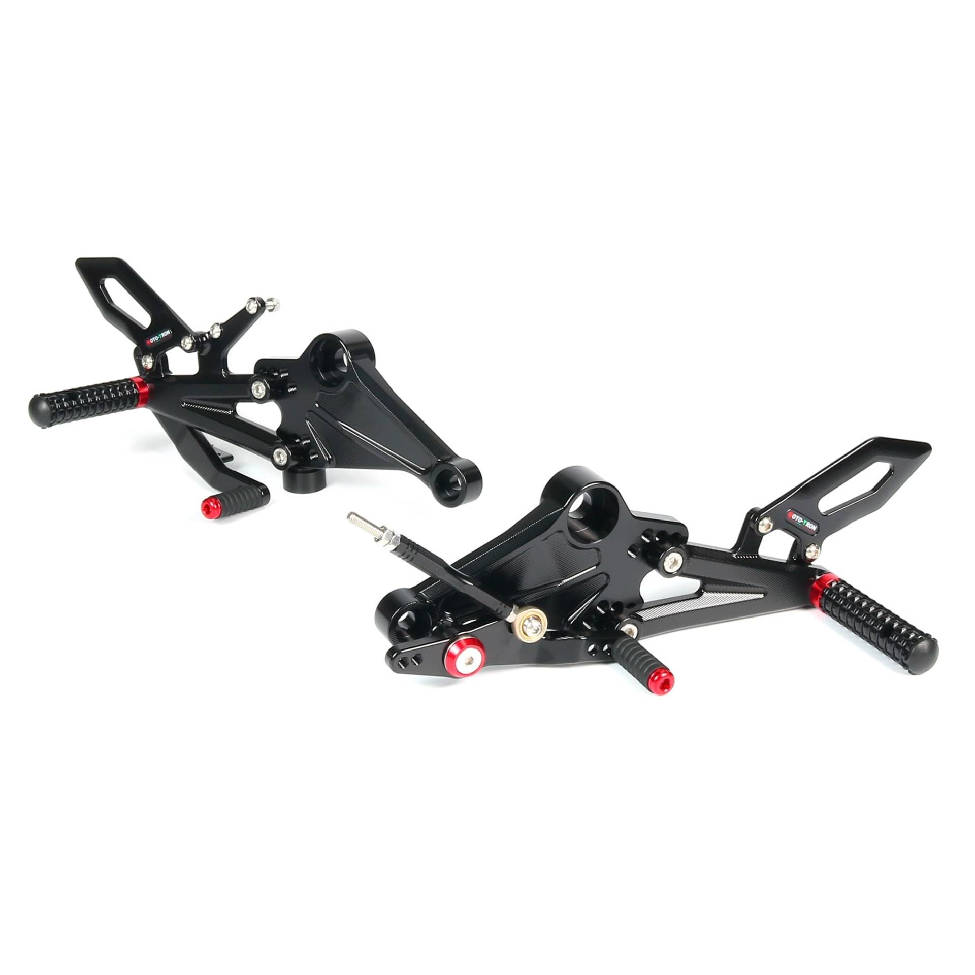 Fußrasten Pedal Motorrad CNC Einstellbare Hinten Für Aprilia Für RS660/Tuono660 2021 2022 2023 Set Fußrastenanlage Fußstütze Fuß Rest Vordere Fußrasten Motorräder von PASPRT