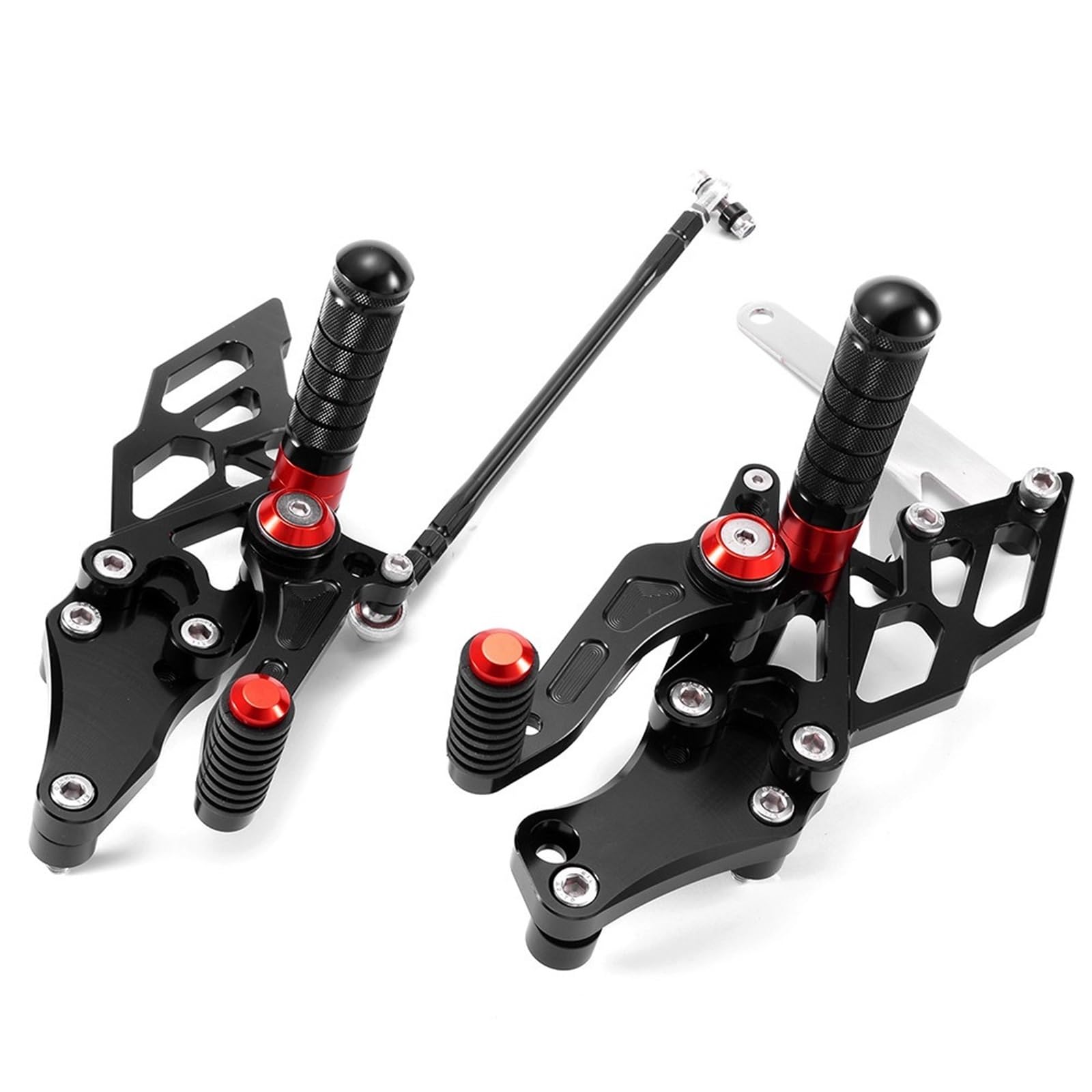 Fußrasten Pedal Motorrad Einstellbare Reiter Fußstütze Für YZF-R15 YZFR15 V3 2017 2018 2019 2020 YZF R15 Fußrastenanlage Hinten Set Fußrasten Fuß Rest Vordere Fußrasten Motorräder(D) von PASPRT