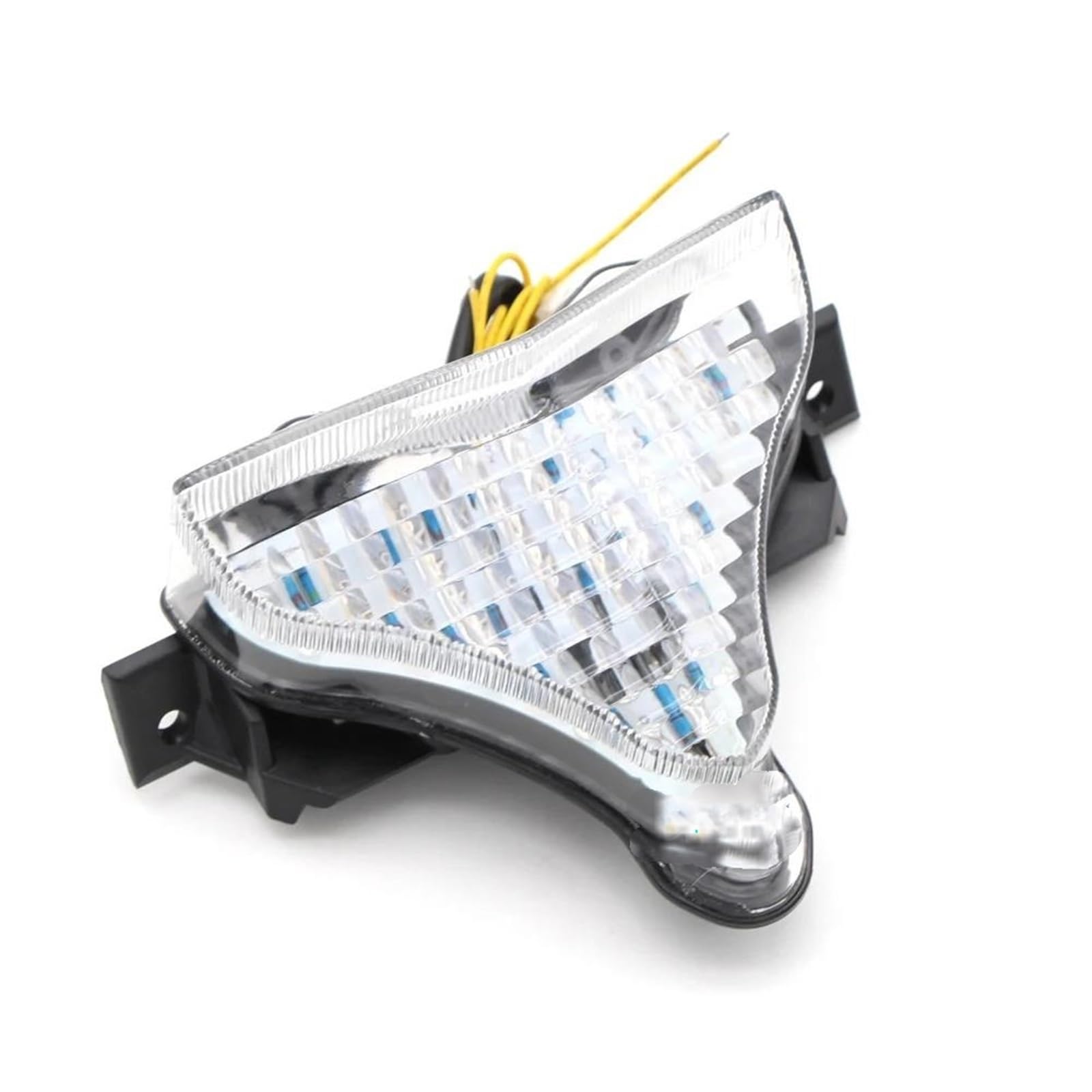 Motorrad Rücklicht Integrierte Blinker Bremslampe Für YZF-R1 2009-2014 Motorrad Rücklicht Blinker Motorrad Rücklicht Stop Laufendes Licht(White) von PASPRT