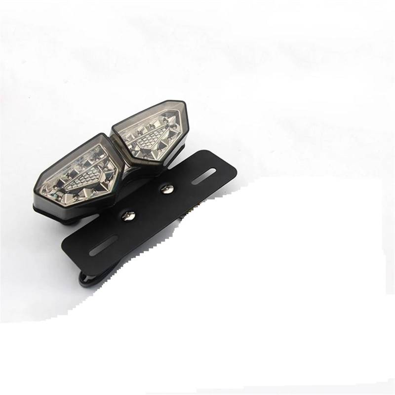 Motorrad Rücklicht Motorrad Stop Blinker Blinklicht 12V Motorrad Rückleuchten Bremslicht Motorrad Rücklicht Stop Laufende Licht von PASPRT