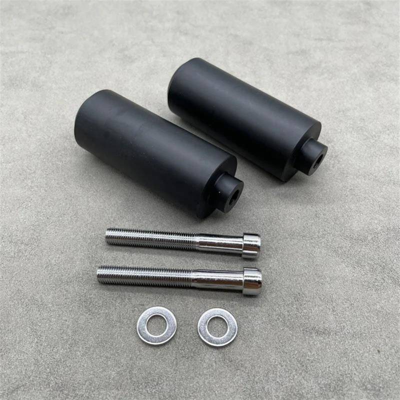 Motorrad Sturzbügel Motorradschutz Für FZ6 Für FZ600 2004 2005-2008 Motorrad-Motorzubehör Carbon No Cut Frame Sliders Crash Falling Protection Motorrad Statorschutz(Black) von PASPRT