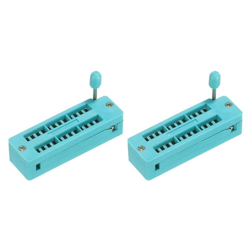 PATIKIL 2Stk. Universal IC Test ZIF Sockel 24 Pin 2.54mm Abstand von PATIKIL