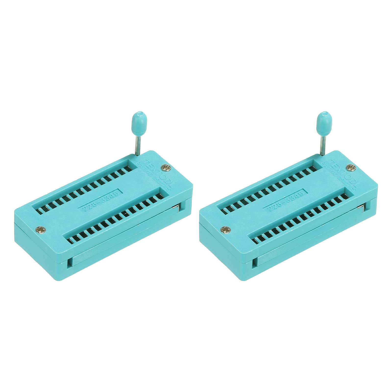 PATIKIL 2Stk. Universal IC Test ZIF Sockel 28 Pin 2.54mm Abstand von PATIKIL