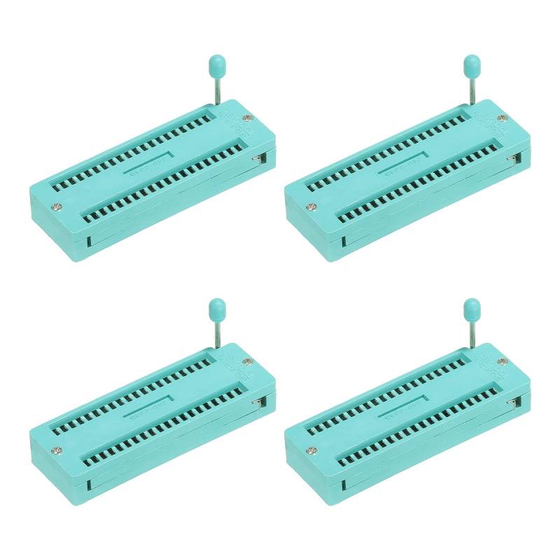 PATIKIL 4Stk. Universal IC Test ZIF Sockel 40 Pin 2.54mm Abstand von PATIKIL