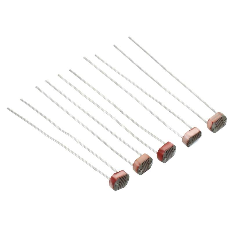 PATIKIL 5mm Lichtabhängige Widerstände Sortiert Kit 50Stk Photoresistors LDR 5506/5516/5528/5537/5539 Photo Light Sensitive Widerstand für Elektrisch Circuit von PATIKIL