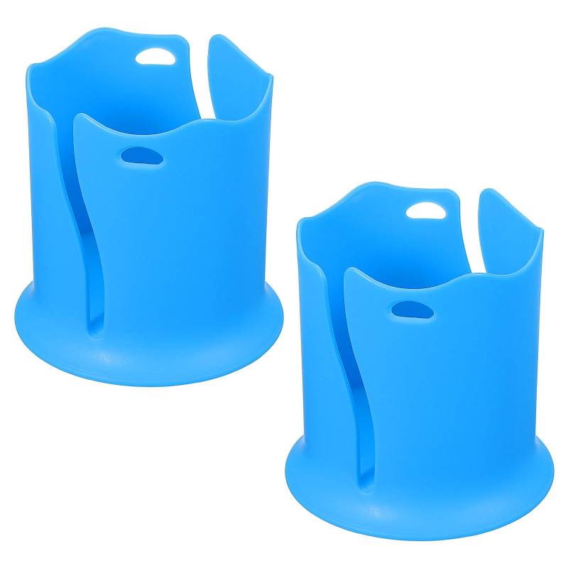 PATIKIL Paddle Board Getränkehalter 2 Pack Kajak Getränkehalter Stand Up Paddle Board Zubehör Tragbarer Universalbecher für Getränk Wasserflasche Becher, Blau von PATIKIL