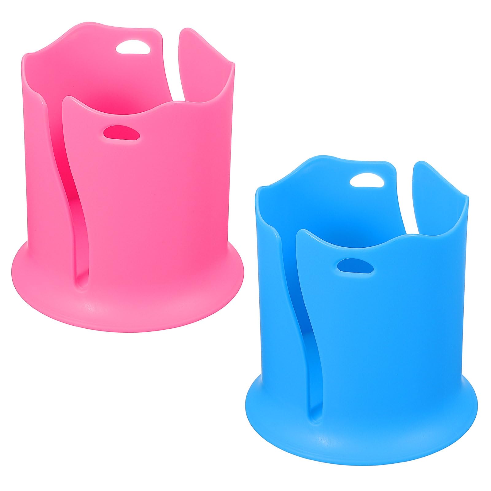 PATIKIL Paddle Board Getränkehalter 2 Pack Kajak Getränkehalter Stand Up Paddle Board Zubehör Tragbarer Universalbecher für Getränk Wasserflasche Becher, Rosa/Blau von PATIKIL