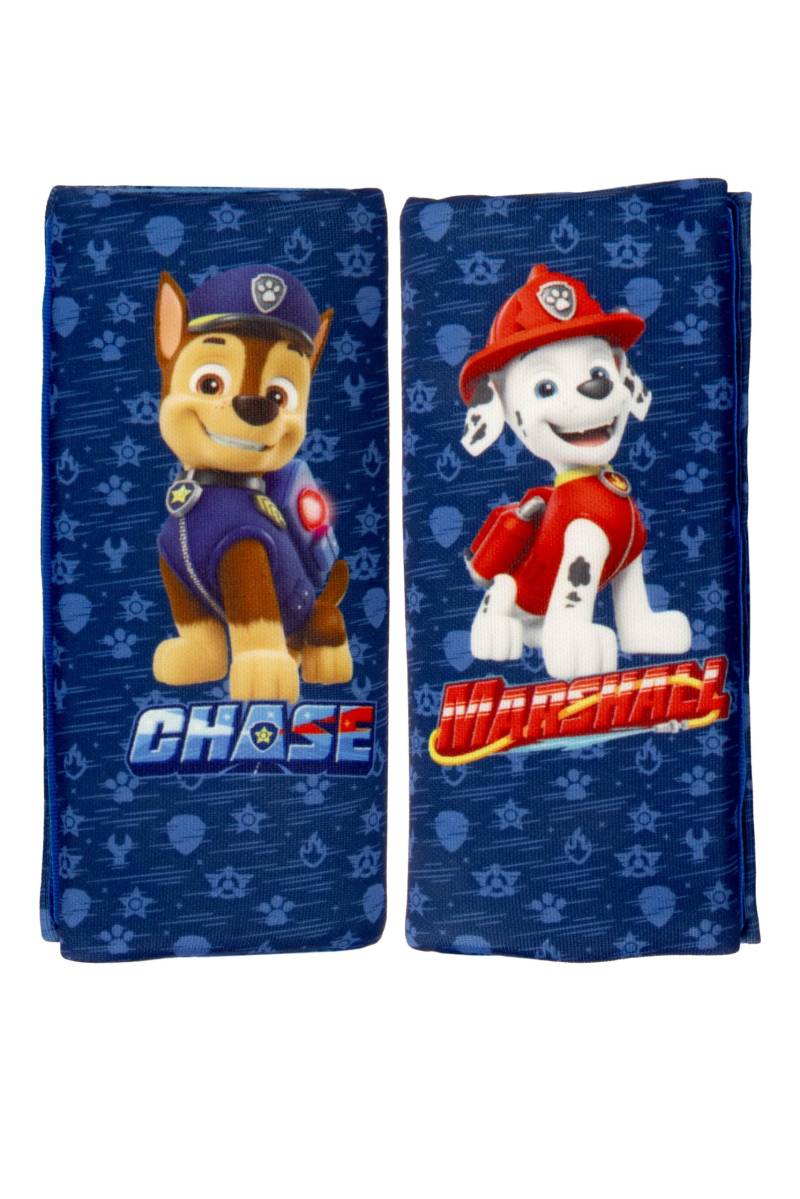 PAW PATROL 2er-Set Mini-Gürtelpads für Jungen mit Chase und Marshall Kindergurtauflagen mit den Figuren Chase und Marshall. Ideal für Kindersicherheitsgurte. Besonders bequem und waschbar. von PAW PATROL