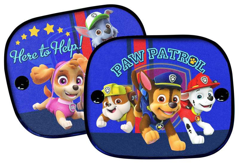 HiTS4KiDS 2X Sonnenschutz für Seitenscheiben (Paw Patrol) – Befestigung mit Saugnäpfen – Effektiver Sonnenschutz Auto Kinder – UV Schutz Auto – Universell passender Sonnenschutz Auto von HiTS4KiDS