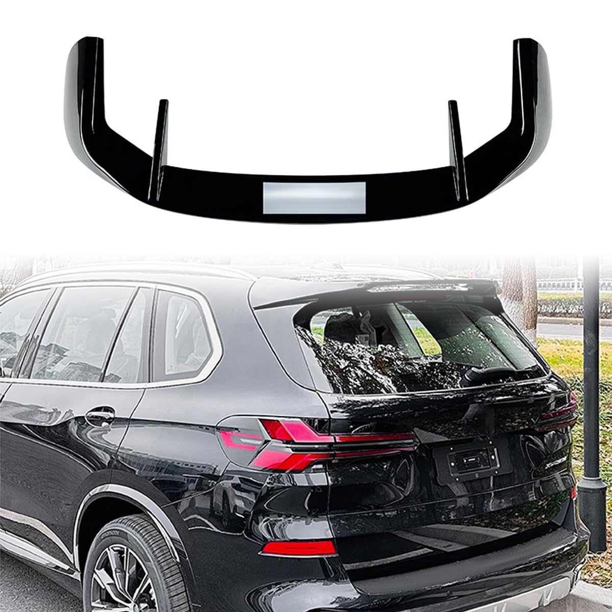 Heckspoiler für BMW X5 G05 MP 2019-2024, ABS Material Spoiler Auto Heckflügel Dachspoilerflügel Heckflügel Lippe Auto Tuning,A von PBtsh