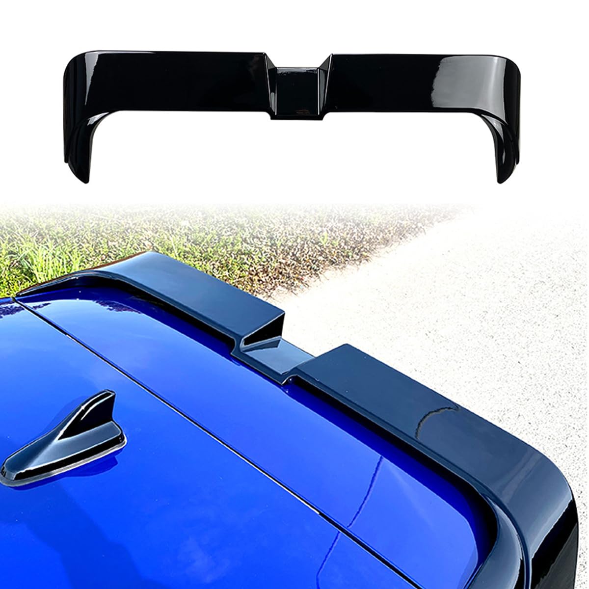 Heckspoiler für Volkswagen Golf 8 MK8 Oettinger 2020-2024, ABS Material Spoiler Auto Heckflügel Dachspoilerflügel Heckflügel Lippe Auto Tuning,A von PBtsh