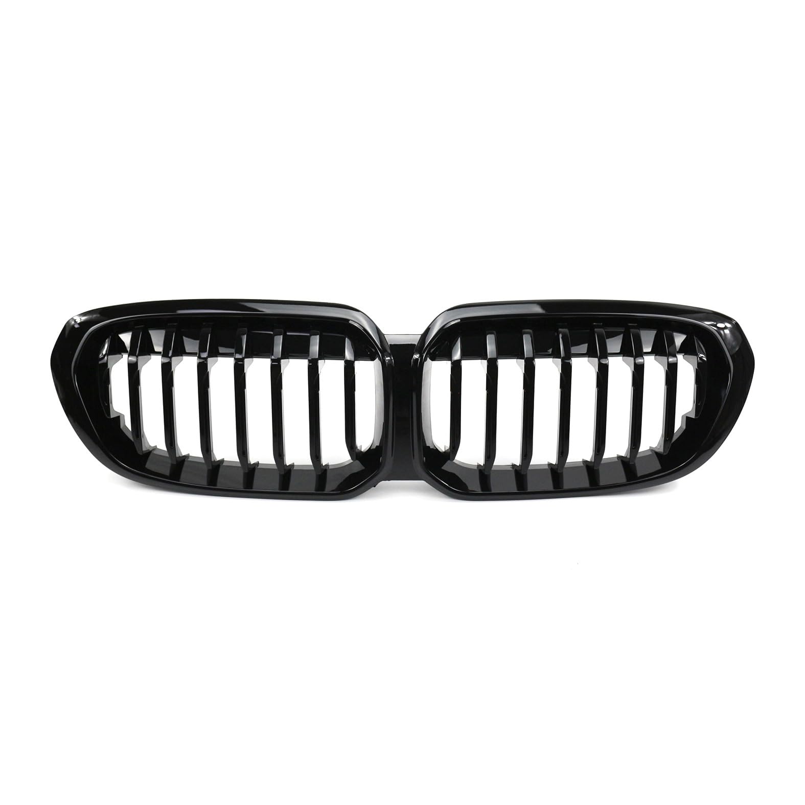 Kühlergrill Glanz Doppelsteg Grill Front Frontgrill Kompatibel für BMW 1 Series Sedan 120i 118i 125i f52 2021-2024, Grill Kühlergrill Vorne Doppelsteg Nieren von PBtsh