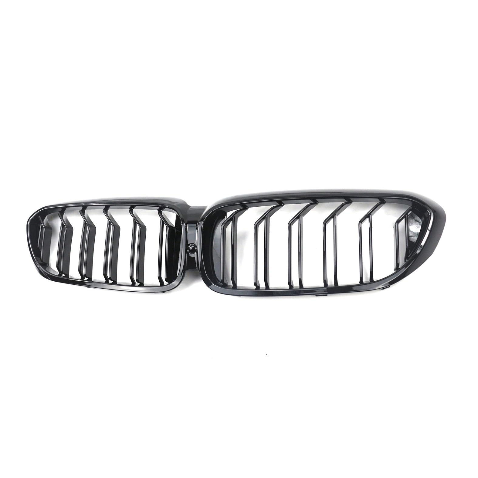 Kühlergrill Glanz Doppelsteg Grill Front Frontgrill Kompatibel für BMW 5 Series G30 G38 Early to Late 2018-2020, Grill Kühlergrill Vorne Doppelsteg Nieren von PBtsh