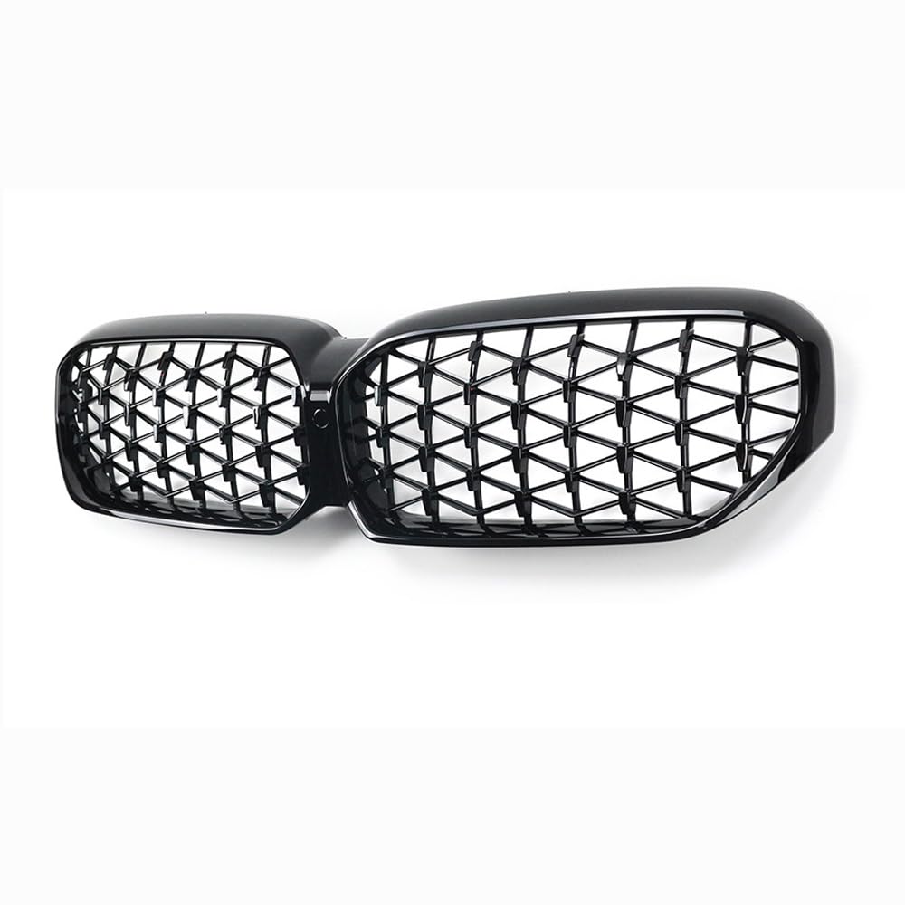 Kühlergrill Glanz Doppelsteg Grill Front Frontgrill Kompatibel für BMW New 5 Series Late G30 G38 2020-2024, Grill Kühlergrill Vorne Doppelsteg Nieren von PBtsh