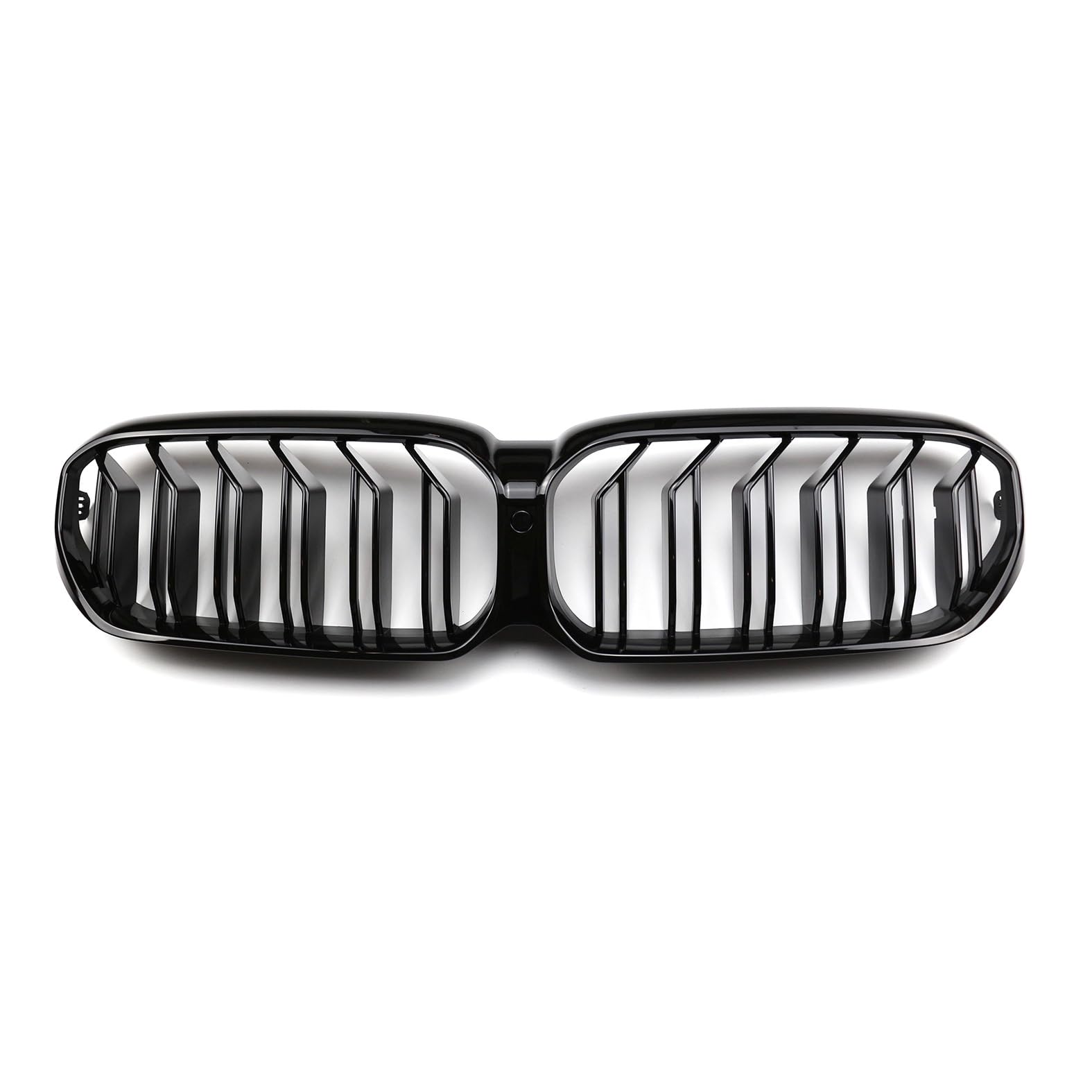 Kühlergrill Glanz Doppelsteg Grill Front Frontgrill Kompatibel für BMW New 5 Series Late G30 G38 2020-2024, Grill Kühlergrill Vorne Doppelsteg Nieren von PBtsh