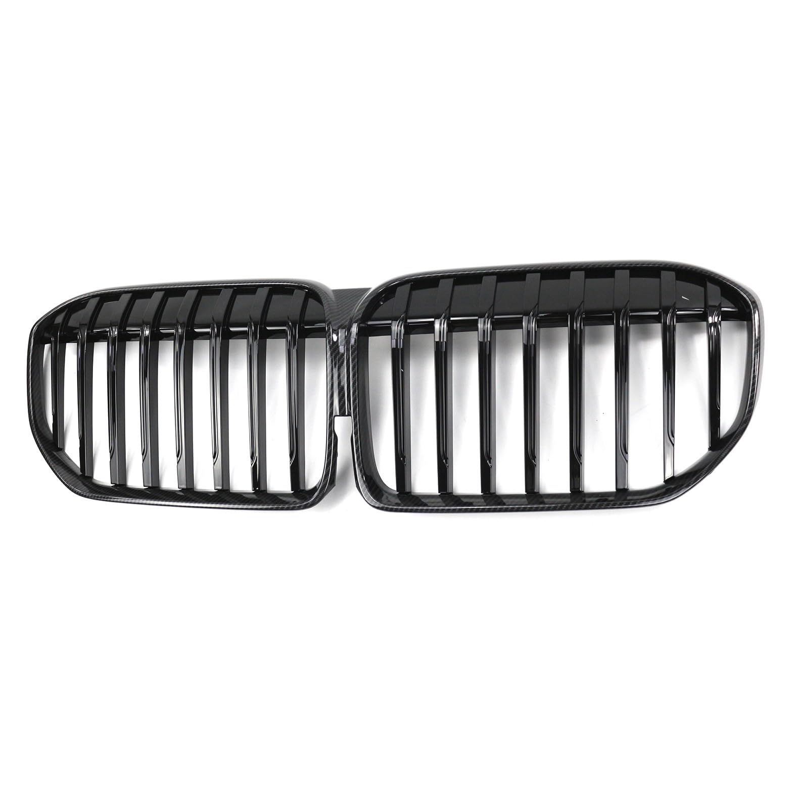 Kühlergrill Glanz Doppelsteg Grill Front Frontgrill Kompatibel für BMW New 7 Series G11 G12 MP 2020-2024, Grill Kühlergrill Vorne Doppelsteg Nieren von PBtsh