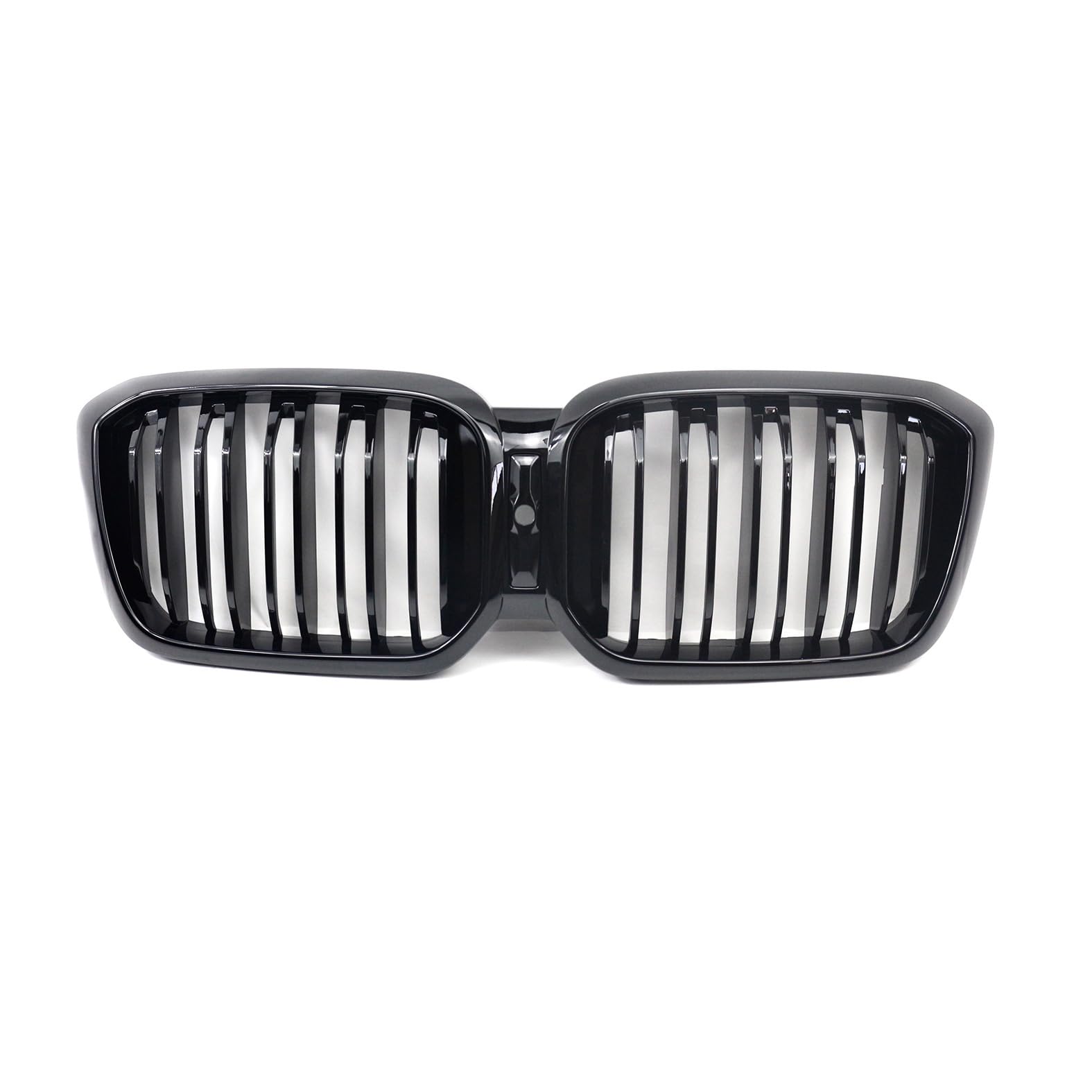 Kühlergrill Glanz Doppelsteg Grill Front Frontgrill Kompatibel für BMW New X3 X4 G01 G02 Lci 2022-2024, Grill Kühlergrill Vorne Doppelsteg Nieren von PBtsh