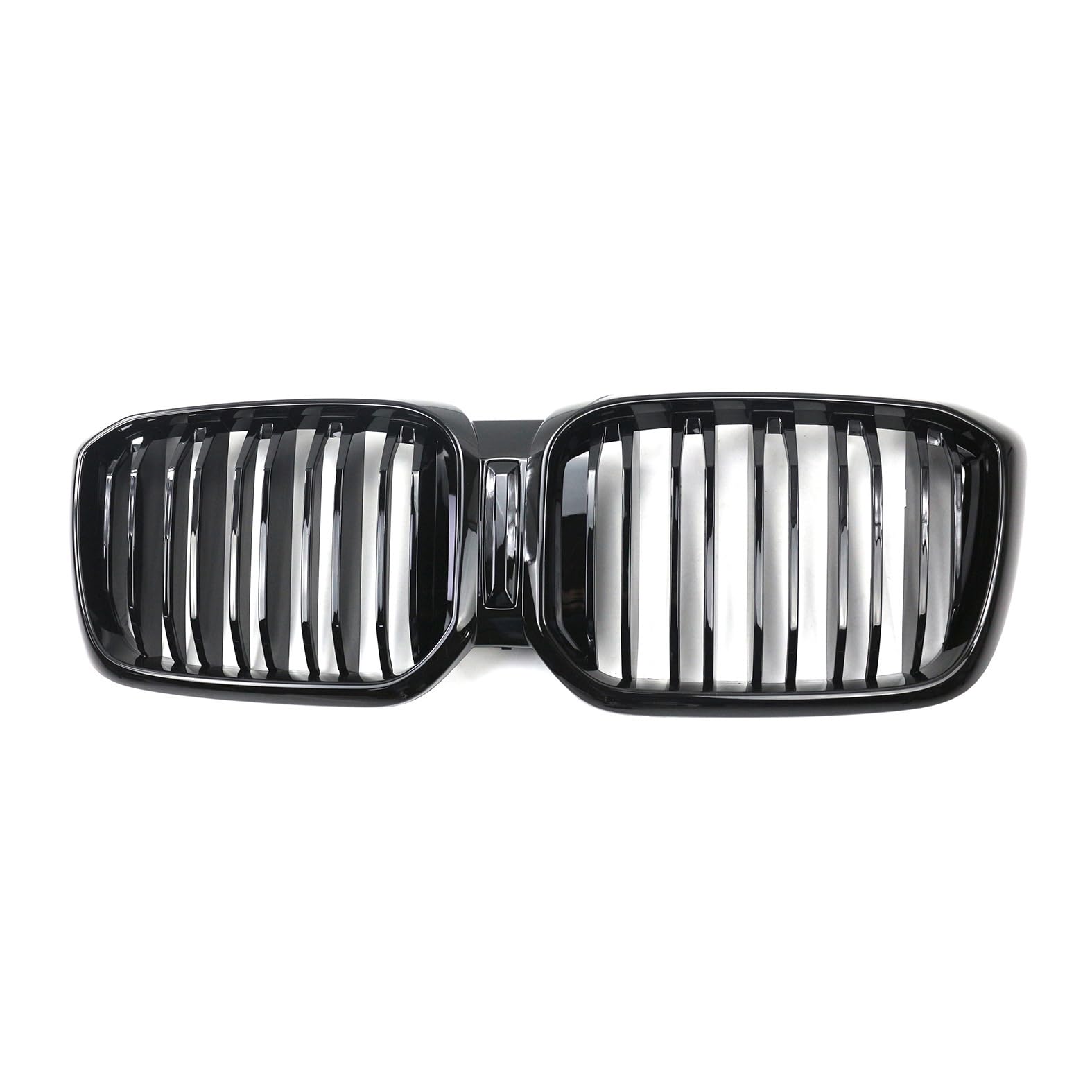 Kühlergrill Glanz Doppelsteg Grill Front Frontgrill Kompatibel für BMW New X3 X4 G01 G02 Lci 2022-2024, Grill Kühlergrill Vorne Doppelsteg Nieren von PBtsh