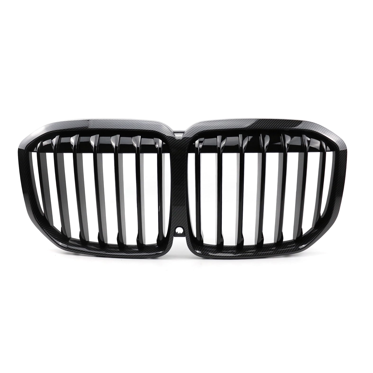 Kühlergrill Glanz Doppelsteg Grill Front Frontgrill Kompatibel für BMW New X7 G07 2020-2024, Grill Kühlergrill Vorne Doppelsteg Nieren von PBtsh