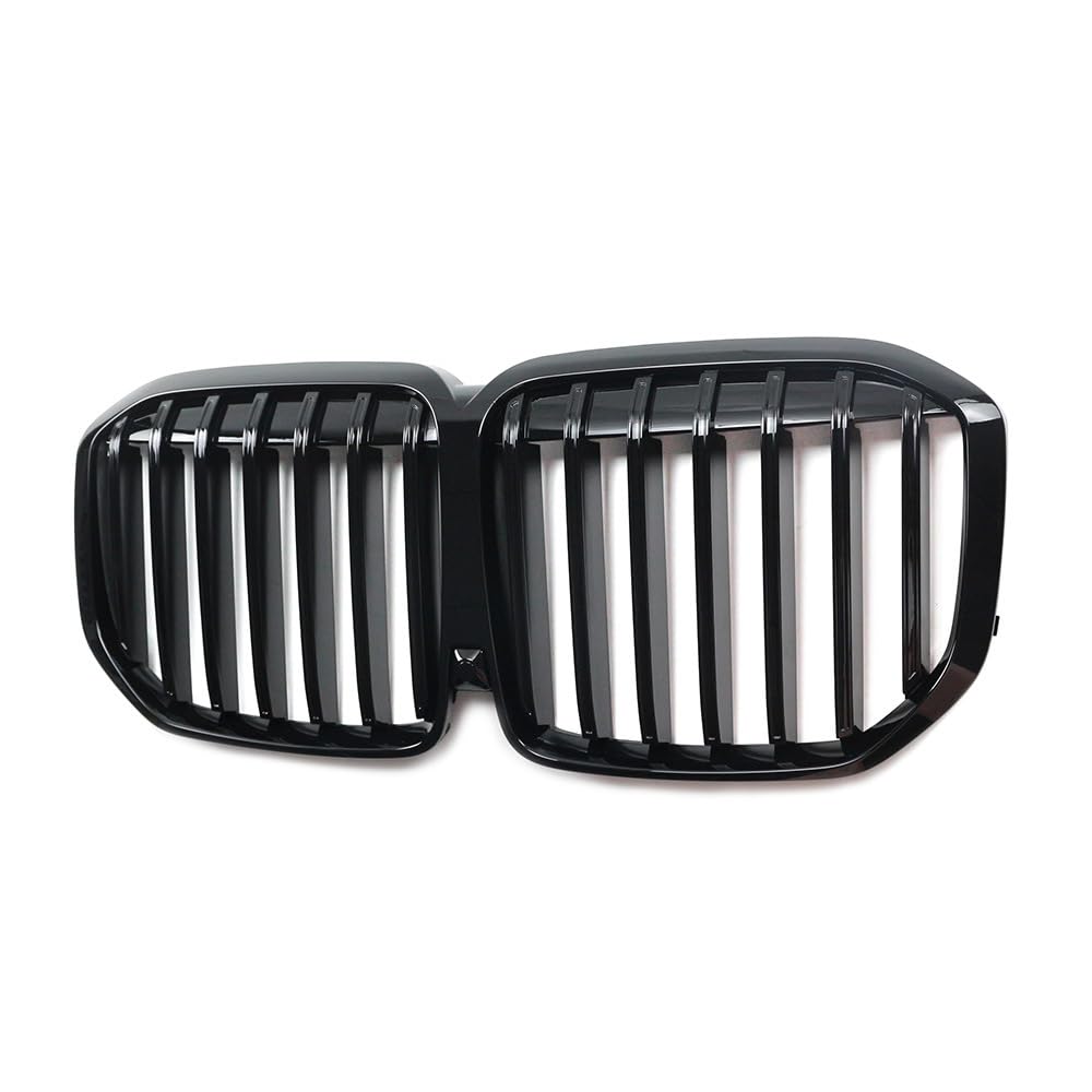 Kühlergrill Glanz Doppelsteg Grill Front Frontgrill Kompatibel für BMW New X7 G07 Late 2022-2023, Grill Kühlergrill Vorne Doppelsteg Nieren von PBtsh