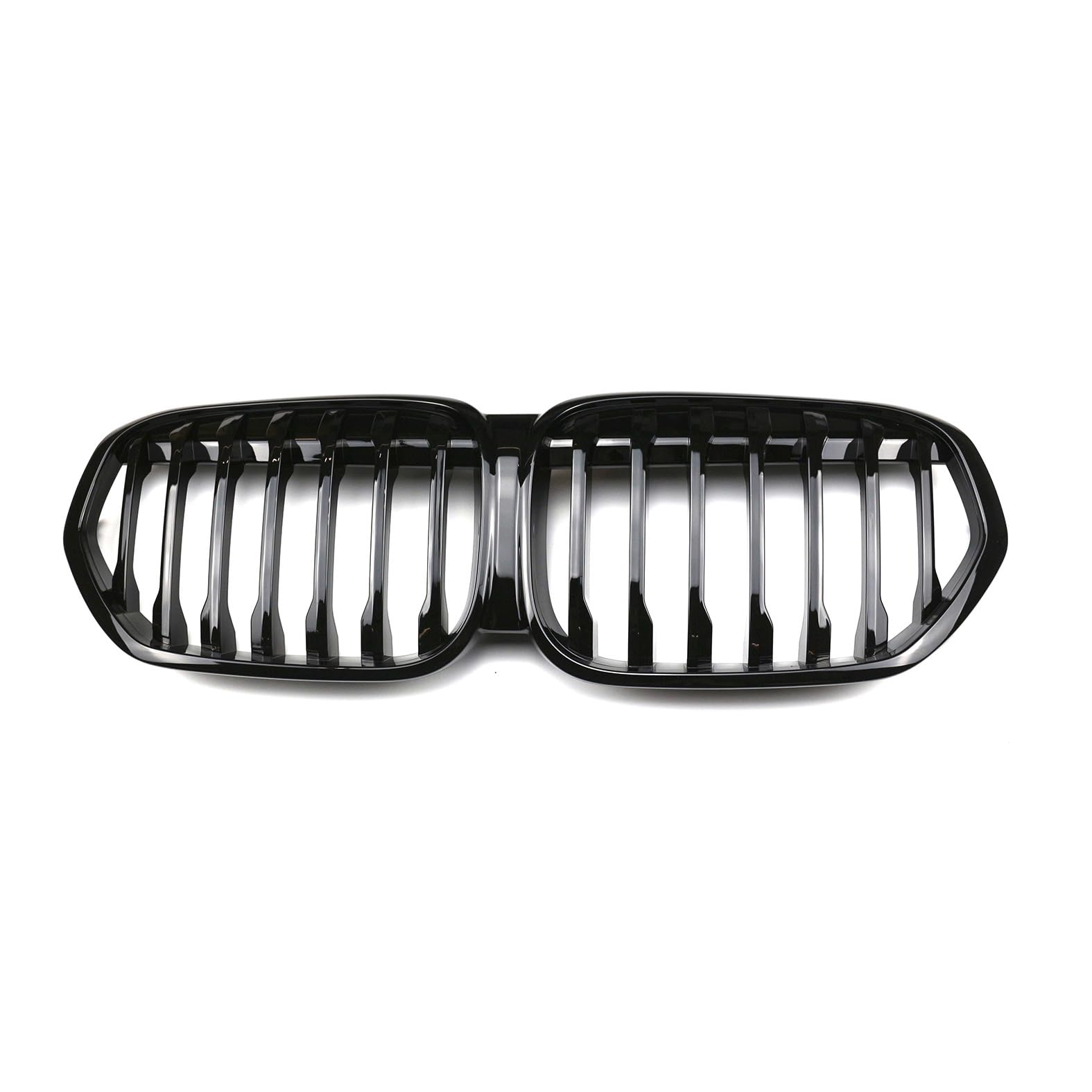 Kühlergrill Glanz Doppelsteg Grill Front Frontgrill Kompatibel für BMW X1 New F48 F49 2020-2024, Grill Kühlergrill Vorne Doppelsteg Nieren von PBtsh