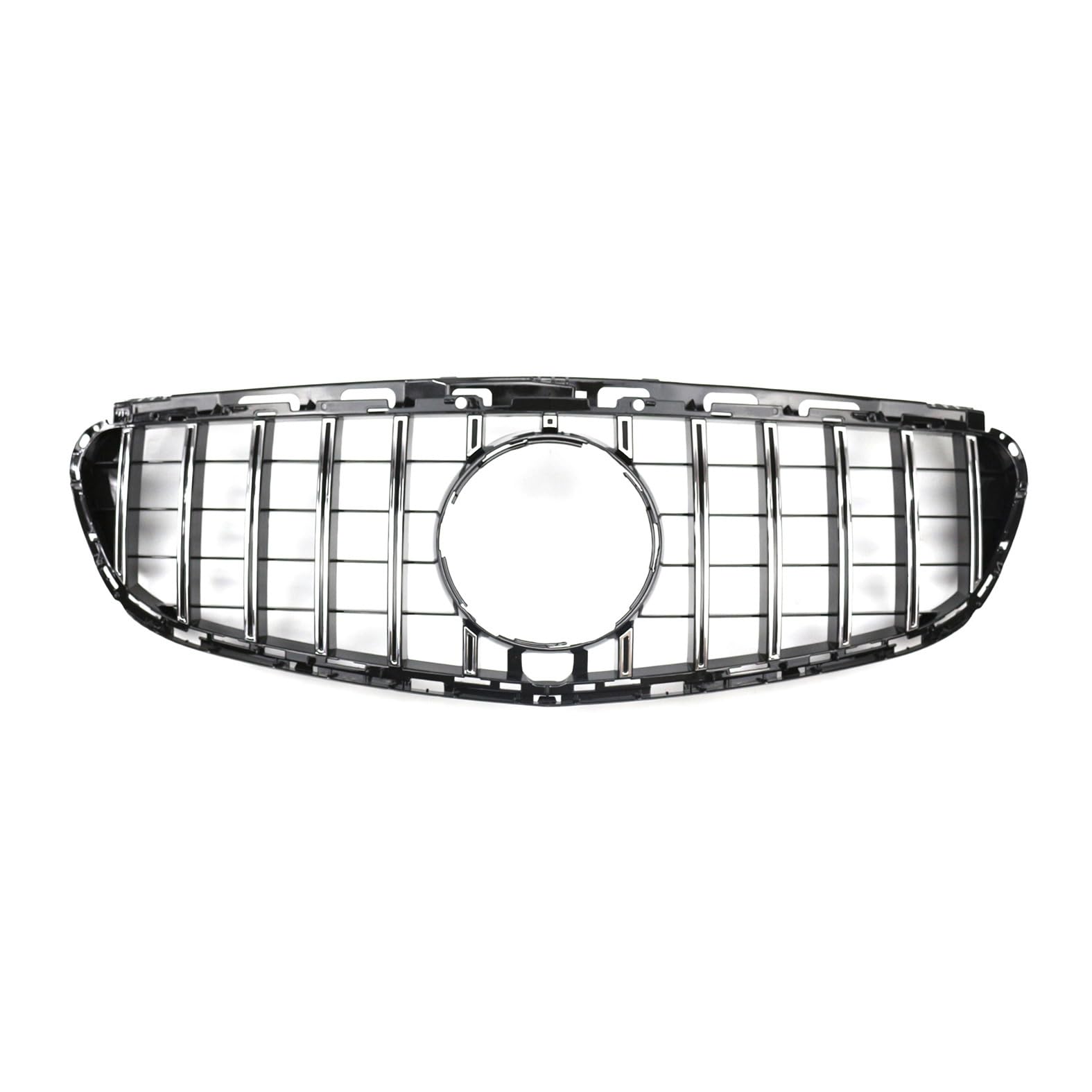 Kühlergrill Glanz Doppelsteg Grill Front Frontgrill Kompatibel für Benz E Class W212 GT E260 E300 Sports Edition 2013-2015, Grill Kühlergrill Vorne Doppelsteg Nieren von PBtsh