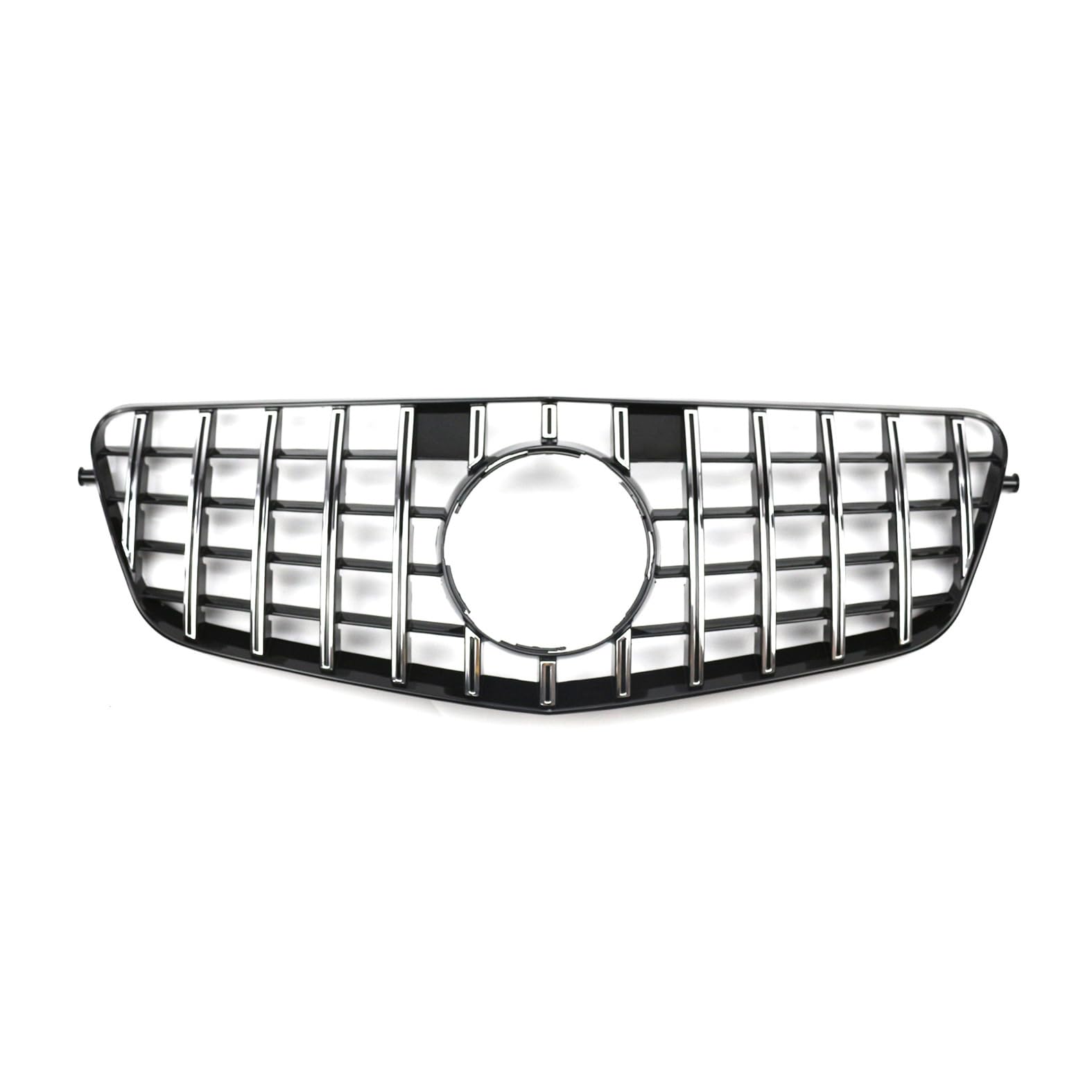 Kühlergrill Glanz Doppelsteg Grill Front Frontgrill Kompatibel für Mercedes-Benz Old E-Class W212 Early GT 2010-2013, Grill Kühlergrill Vorne Doppelsteg Nieren von PBtsh